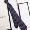 Gucci Navy DIAGONAL G PATTERN SILK TIE