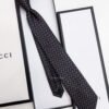 Gucci Navy Bronze GG CIRCLES SILK TIE