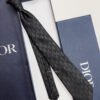 Dior Black CD DIAMOND SILK TIE