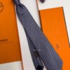 Hermes Purple MORS LOVE SILK TIE