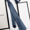 Gucci Navy and Sky Blue GG LINKS SILK TIE
