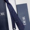 Dior Navy CD HEARTS SILK TIE