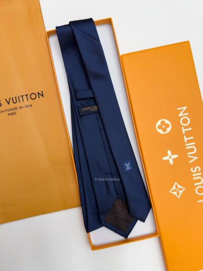 Louis Vuitton Blue LV ICON SILK TIE