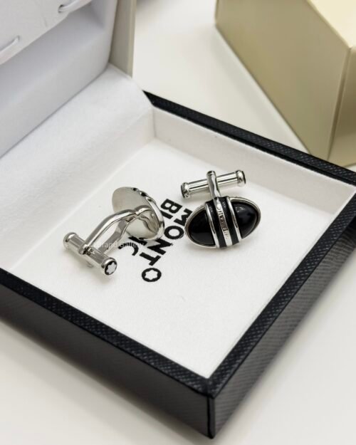 Montblanc Stainless steel Meisterstück Solitaire Cufflink MB2869