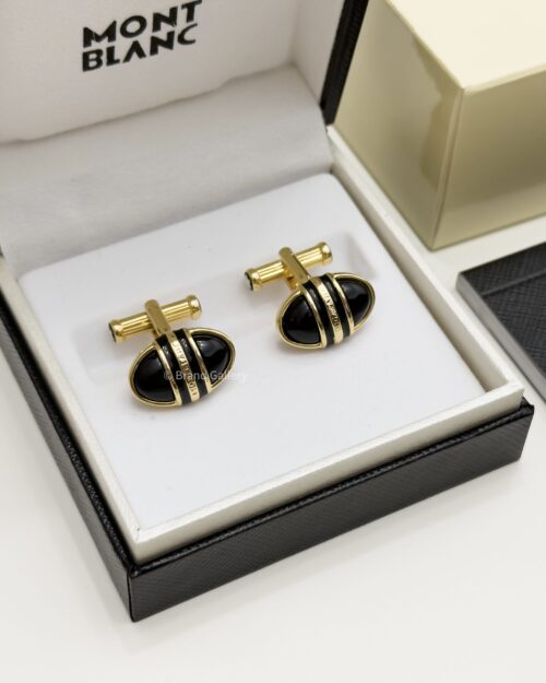 Montblanc Gold Meisterstück Solitaire Cufflink MB15741