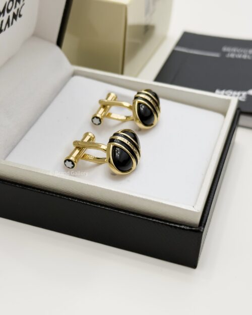 Montblanc Gold Meisterstück Solitaire Cufflink MB15741