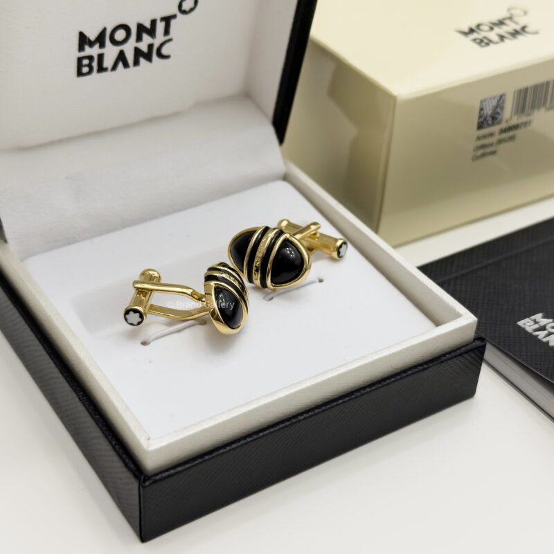 Montblanc Gold Meisterstück Solitaire Cufflink MB15741