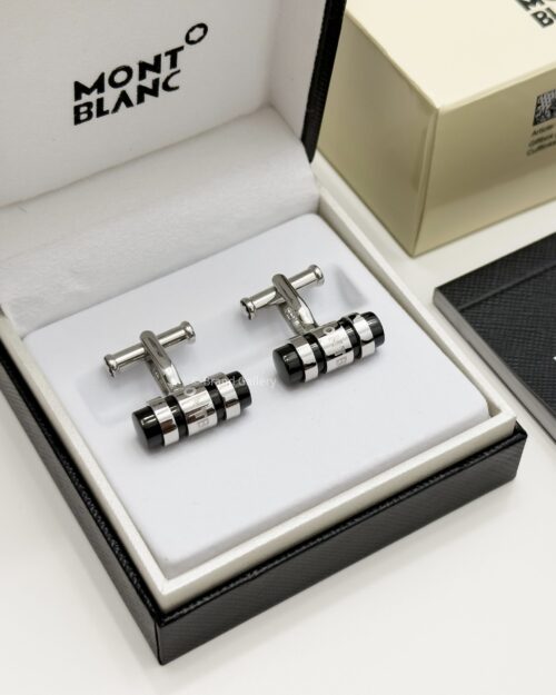 Montblanc Sterling Silver Bar Cufflink MB106681