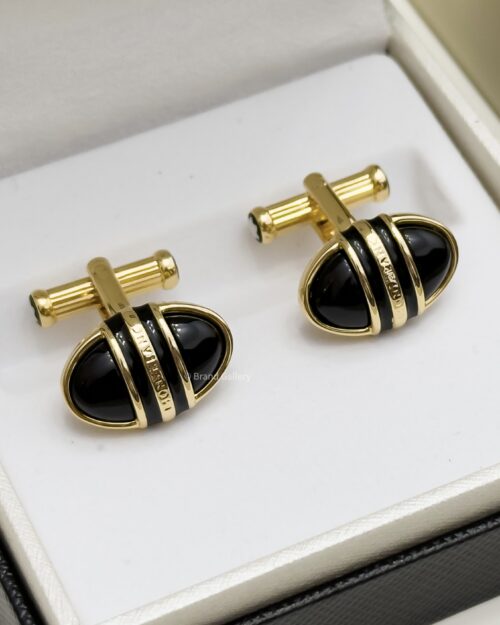 Montblanc Gold Meisterstück Solitaire Cufflink MB15741