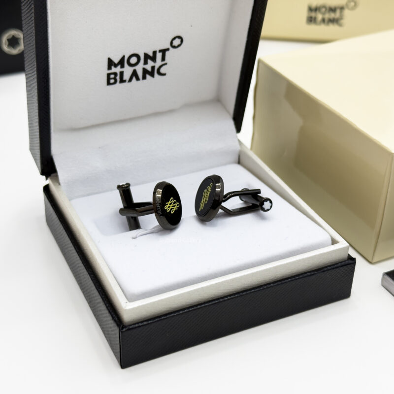 Montblanc Black Calligraphy Cufflink MB124209