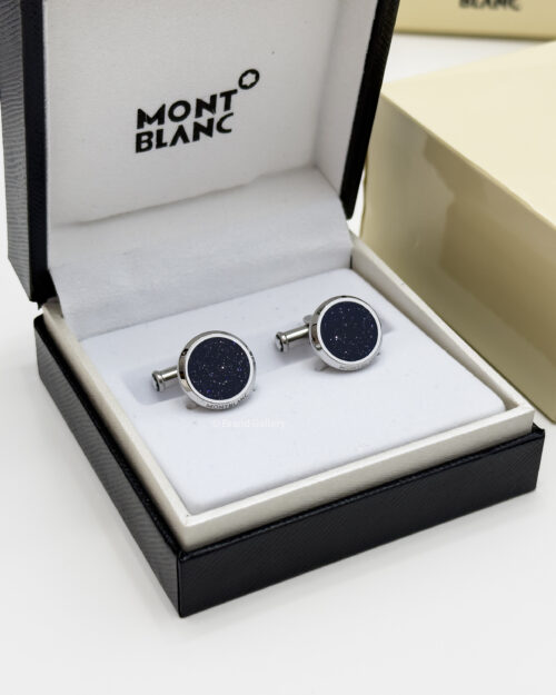 Montblanc Silver Meisterstück Galaxy Cufflink MB112906