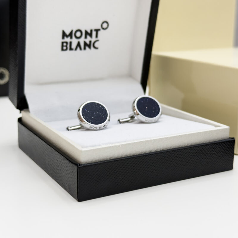 Montblanc Silver Meisterstück Galaxy Cufflink MB112906