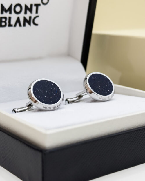 Montblanc Silver Meisterstück Galaxy Cufflink MB112906