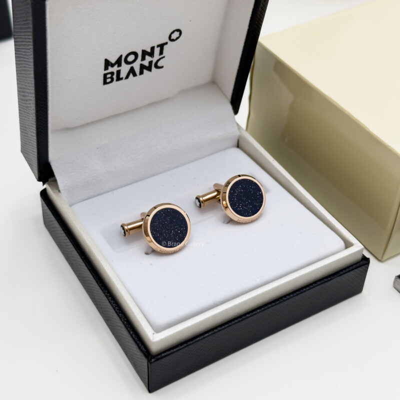 Montblanc Rose Gold Meisterstück Galaxy Cufflink MB112908