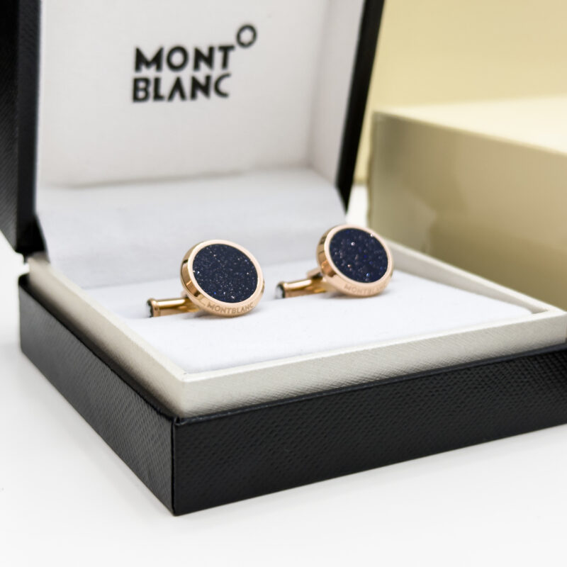 Montblanc Rose Gold Meisterstück Galaxy Cufflink MB112908