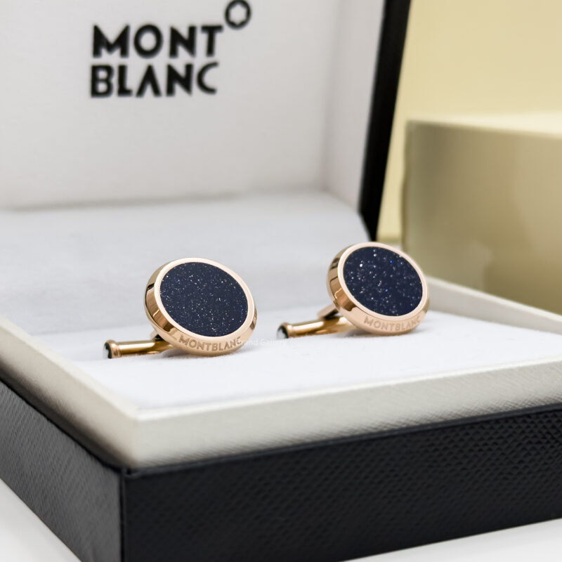 Montblanc Rose Gold Meisterstück Galaxy Cufflink MB112908