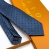 Louis Vuitton Steel Blue LV CLASSIC SILK TIE