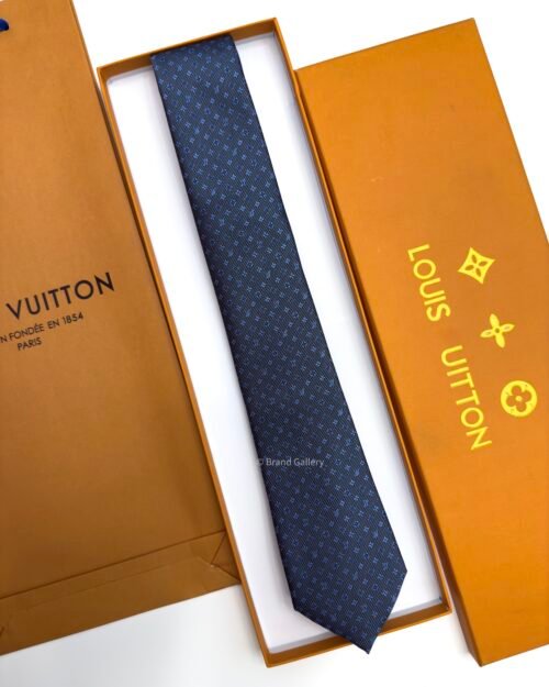 Louis Vuitton Marine MONOGRAM CLASSIC SILK TIE
