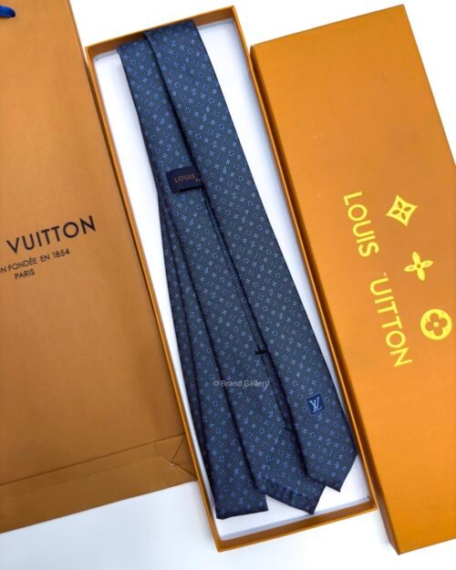 Louis Vuitton Marine MONOGRAM CLASSIC SILK TIE