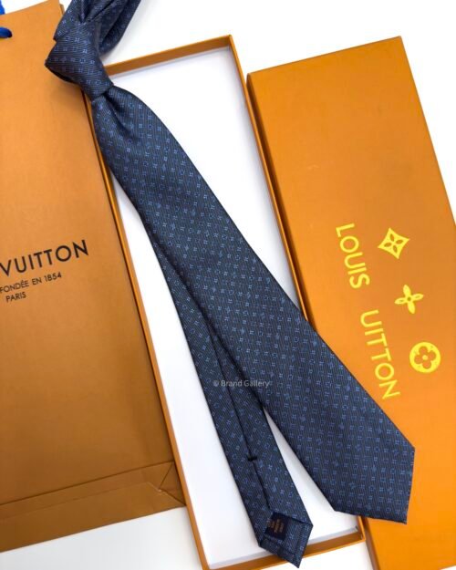 Louis Vuitton Marine MONOGRAM CLASSIC SILK TIE