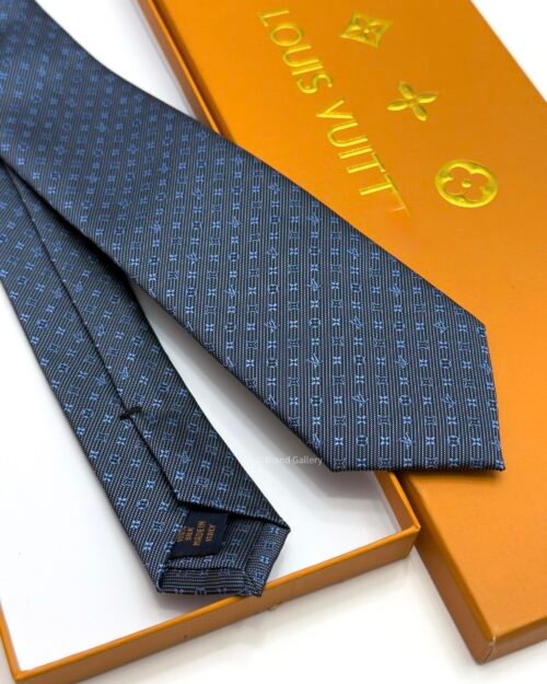 Louis Vuitton Marine MONOGRAM CLASSIC SILK TIE