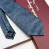 Ferragamo Salvatore Sky Blue SHADOW GANCINI PATTERN SILK TIE