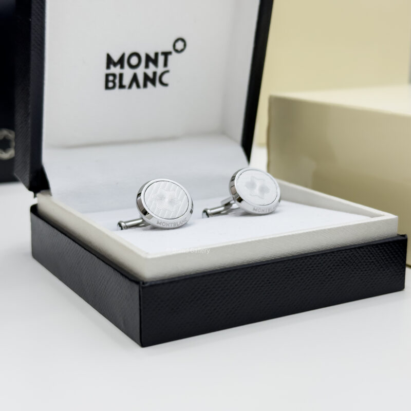 Montblanc Exploding Star Stainless Steel Cufflink MB123808