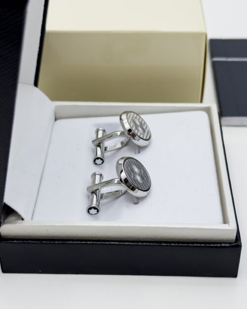 Montblanc Exploding Star Stainless Steel Cufflink MB123808