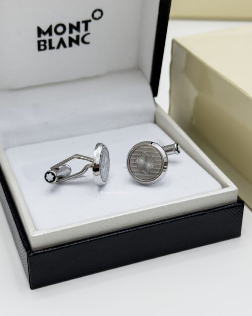 Montblanc Exploding Star Stainless Steel Cufflink MB123808