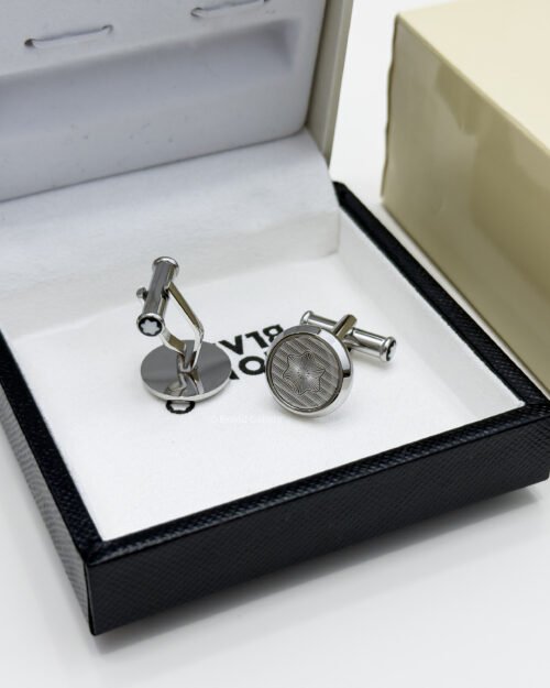 Montblanc Exploding Star Stainless Steel Cufflink MB123808