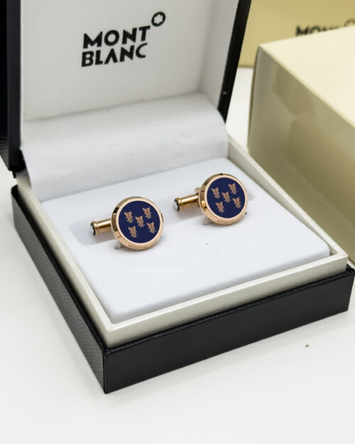 Rose Gold Bees Stainless Steel Cufflink MB128393