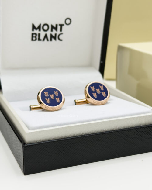 Rose Gold Bees Stainless Steel Cufflink MB128393