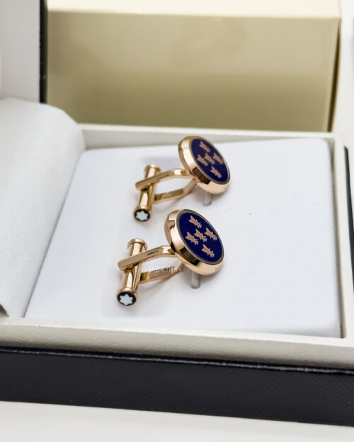 Rose Gold Bees Stainless Steel Cufflink MB128393