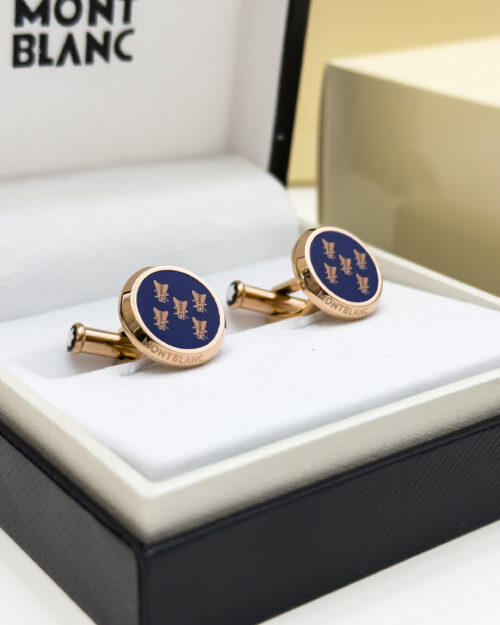Rose Gold Bees Stainless Steel Cufflink MB128393