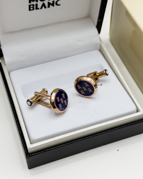 Rose Gold Bees Stainless Steel Cufflink MB128393