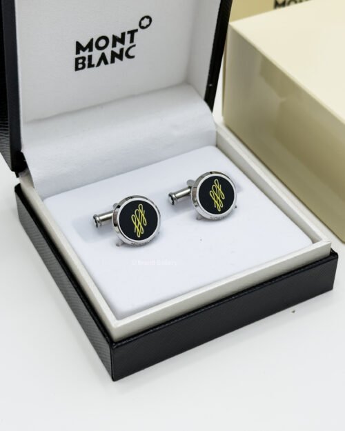 Stainless steel Calligraphy Cufflink MB124210