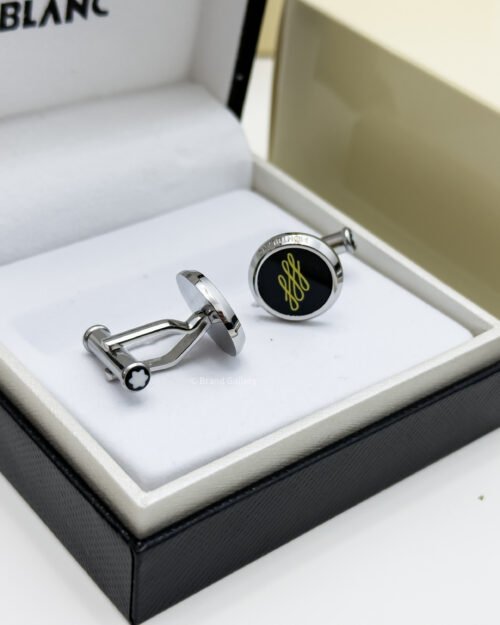 Stainless steel Calligraphy Cufflink MB124210