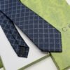 Gucci Navy Blue GUCCI LOGO SILK TIE