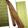 Gucci Dark Copper INTERLOCKING GG SILK TIE