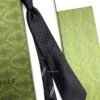 Gucci Black GG PATTERN SILK TIE