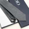 Dior Dark Grey OBLIQUE SILK TIE