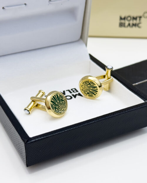 Montblanc Green Meisterstück Origin Cufflink MB132979