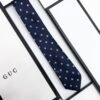 Gucci Navy BEE PATTERN SILK TIE