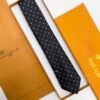 Louis Vuitton Black CLASSIC L.V SILK TIE