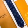 Louis Vuitton Blue CLASSIC L.V SILK TIE