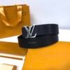 Louis Vuitton Initiales Buckle Black 40mm Reversible Belt