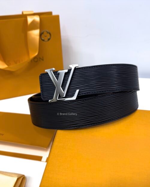 Louis Vuitton Initiales Buckle Black 40mm Reversible Belt