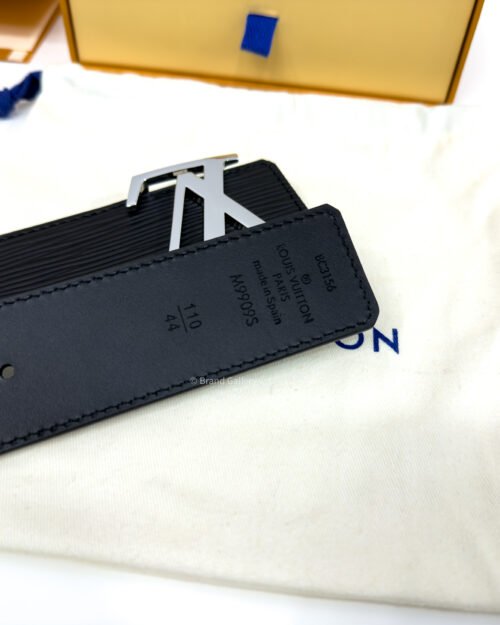 Louis Vuitton Initiales Buckle Black 40mm Reversible Belt