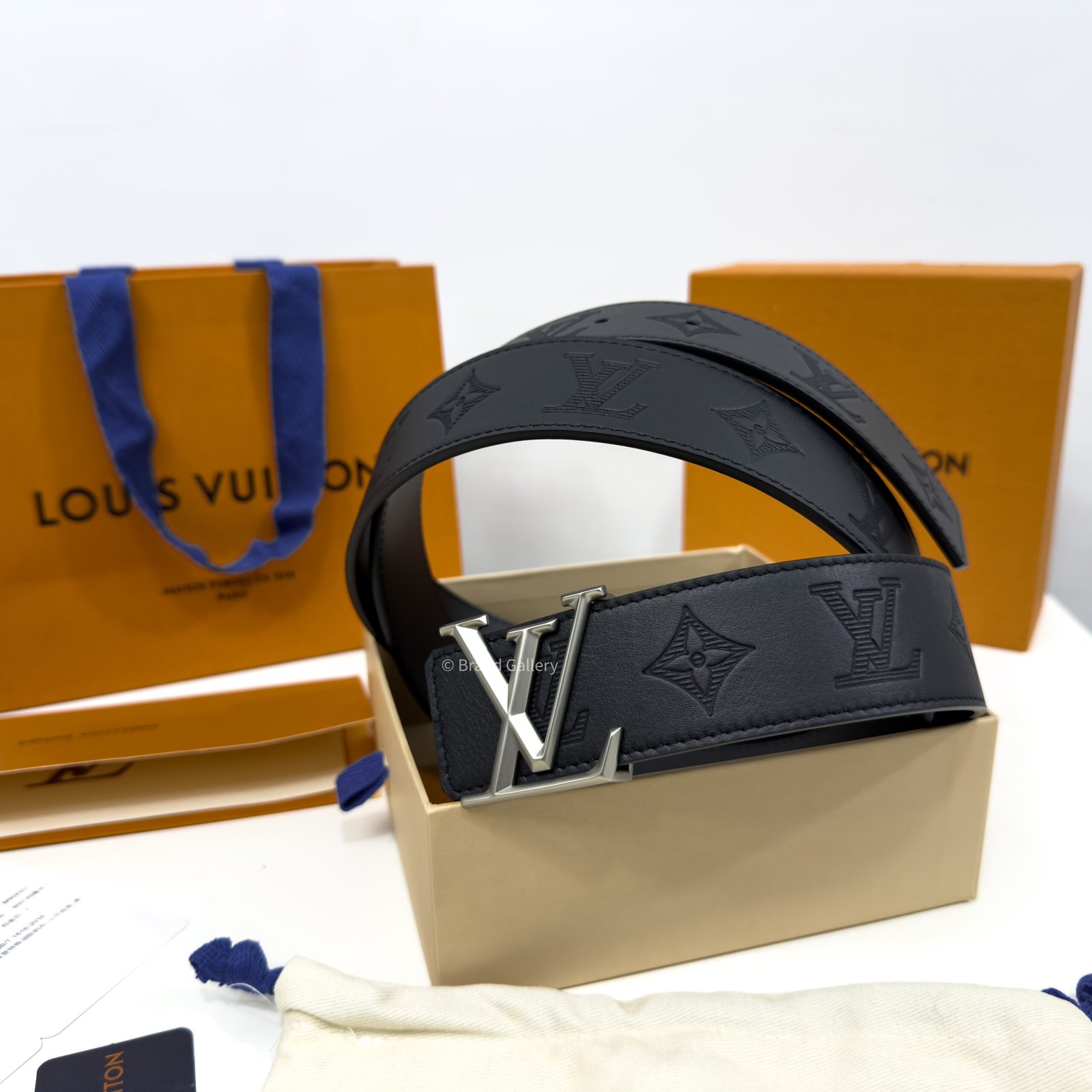 Louis Vuitton Initiales Dimension Black 40mm Reversible Belt
