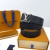 Louis Vuitton Initiales Dimension Black 40mm Reversible Belt